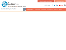 Tablet Screenshot of feriameditech.com